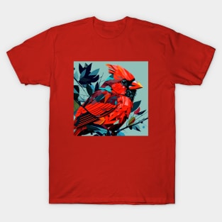 Creative Cardinal Design T-Shirt